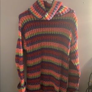 Oversized knit sweater